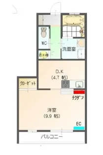 すまいる17番館【2階】の間取り