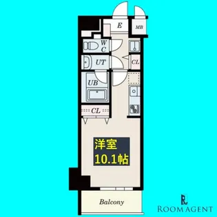 ノヴェル新栄【9階】の間取り