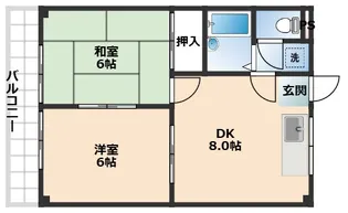 メゾンルピナス【3階】の間取り