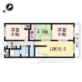 ファミールミクボ【5階】の間取り