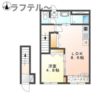 ブルームコート【2階】の間取り