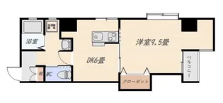 フォンス加治屋町【6階】の間取り