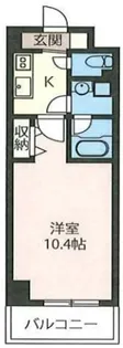 エスティメゾン秋葉原【7階】の間取り