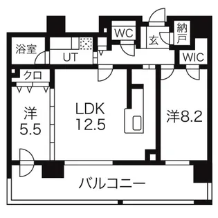 アルビオガーデン宮の沢【3階】の間取り