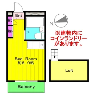パーセク稲田堤【1階】の間取り