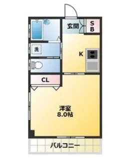 アーバンビル【3階】の間取り