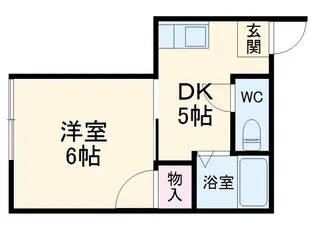 サンライズ6【2階】の間取り