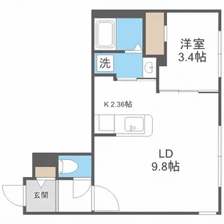 La Casa del Sole【3階】の間取り