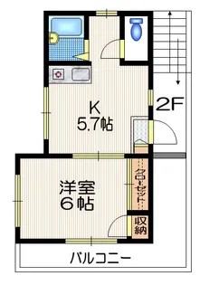 スカイメゾン【2階】の間取り