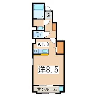 コンフォール.アイ【1階】の間取り