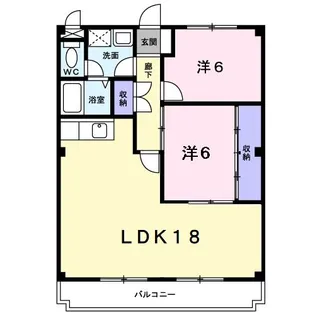 メゾンロワール【1階】の間取り