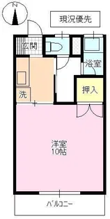 柏アパート【1階】の間取り