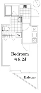 エルニシア三ノ輪【5階】の間取り