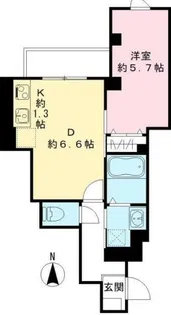 Cerisier【5階】の間取り
