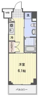 プロスペクト武蔵新城【3階】の間取り
