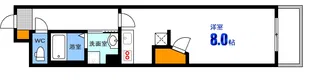D.siel広島駅前【3階】の間取り