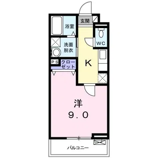 アーバン メロウ【3階】の間取り