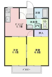サンテラス【1階】の間取り