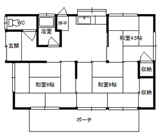 群馬県前橋市荒牧町【一戸建】の間取り