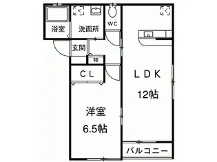 群馬県高崎市新保町【アパート】の間取り
