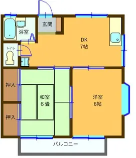 エランドールI【2階】の間取り