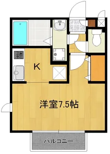ルシール115【1階】の間取り
