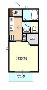 シャーメゾン堀前A【1階】の間取り