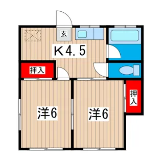 Ys フラッツ A棟【1階】の間取り