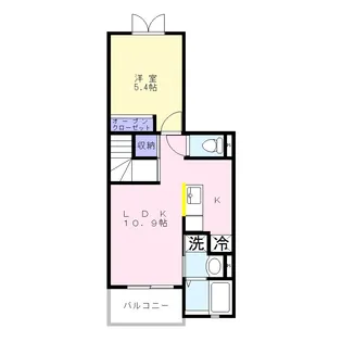 グランディール【2階】の間取り