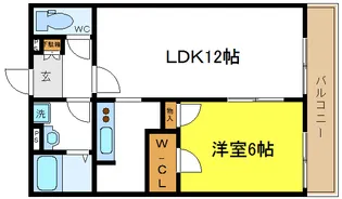 レオネクストすずらん荘【3階】の間取り