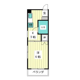 コーポラスたなか2【2階】の間取り
