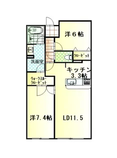 ロイヤルガーデン大供弐番館【11階】の間取り