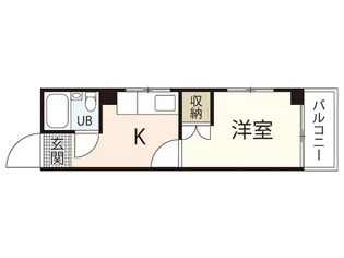 オガワビル【4階】の間取り