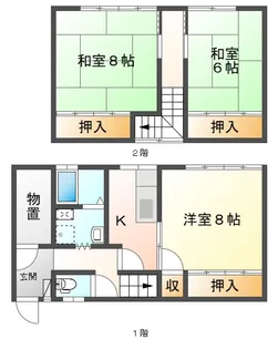コーポ川村の間取り
