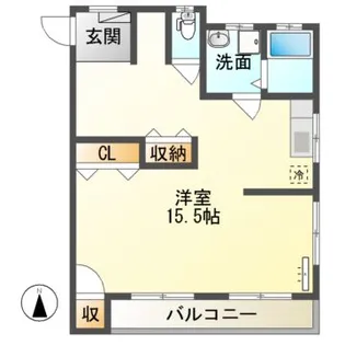 プチハウスII【2階】の間取り