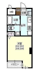 サンパール矢幅【3階】の間取り