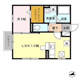 リベール A/B/C【1階】の間取り