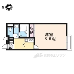 レオネクストトランクィル【2階】の間取り