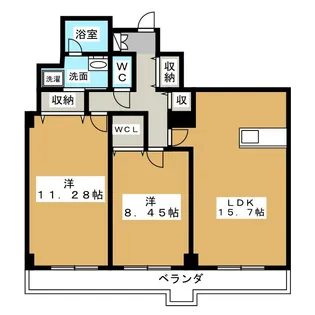 レデントーレ【4階】の間取り