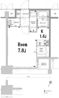 福岡県福岡市博多区築港本町【マンション】の間取り