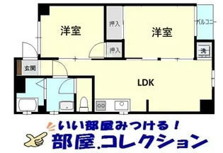 福岡県北九州市小倉北区片野新町1【マンション】の間取り