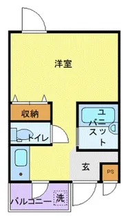 日興パレセゾン経堂【2階】の間取り