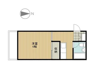 1Kの間取り画像