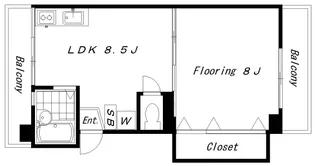 メゾン中野坂上【2階】の間取り