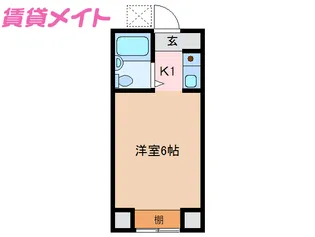 コーポ和幸【3階】の間取り