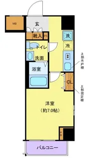 クレヴィスタ蒲田【9階】の間取り