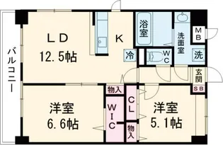 ルーカス長崎諫早I【6階】の間取り