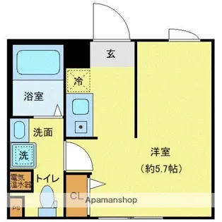レピュア東十条駅前レジデンス【1階】の間取り