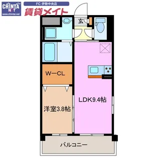 CLASSーJ【3階】の間取り