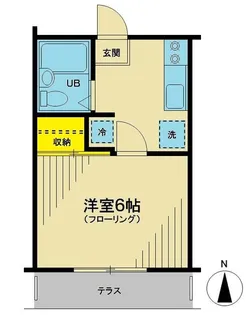 アバンスやま【1階】の間取り